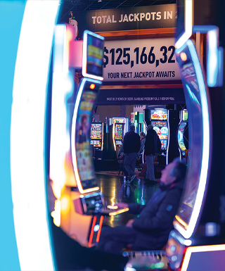 Przykład automatów w kasynie