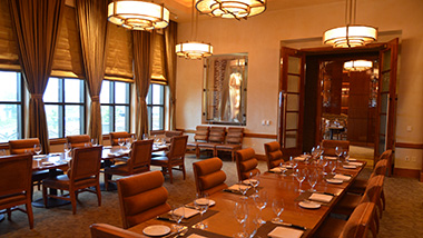 Event space inside Final Cut Steakhouse