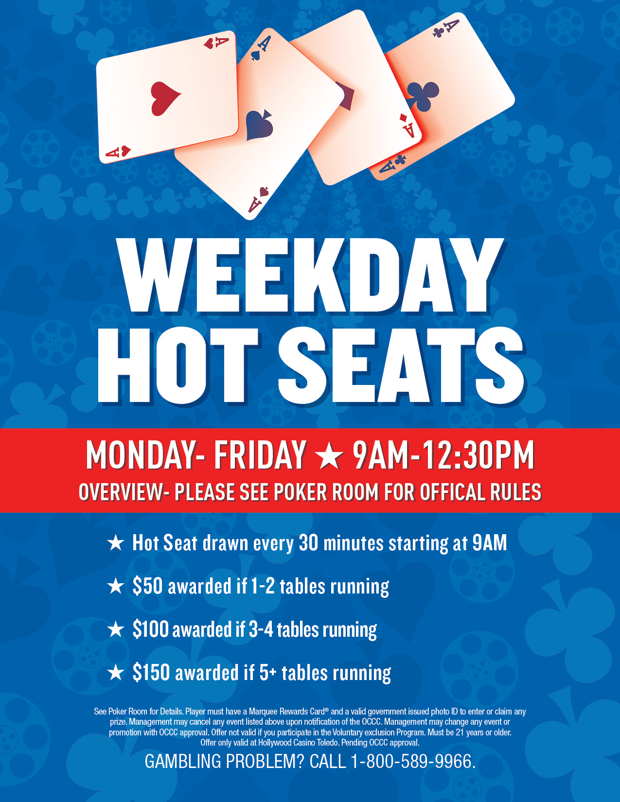 Hollywood casino toledo poker tournament schedule